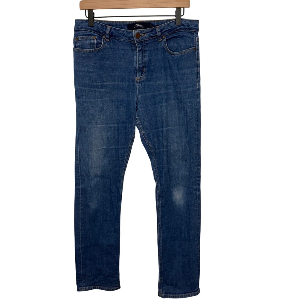 Boden Harrogate Jeans Slim Fit Denim Blue‎ Wash Women's Size US 8